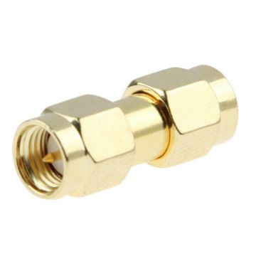 SMA Male to SMA Male Gold Plated Adapter - 1