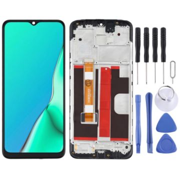 OPPO A5 (2020) TFT LCD Screen Digitizer Assembly With Frame - 1