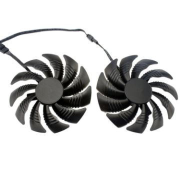 1 Pair 88MM 4 Pin Cooling Fan for Gigabyte GTX & RX Graphics Cards - 1