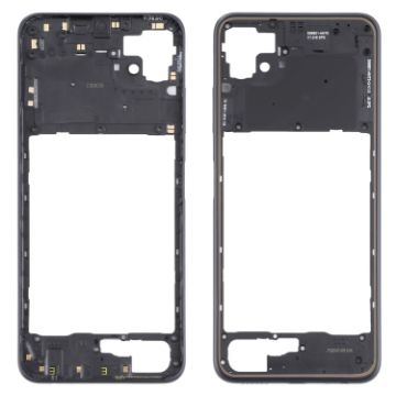 Samsung Galaxy A22 5G Black Middle Frame Bezel Plate - 1