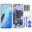 OPPO Reno7 5G LCD Screen Digitizer Assembly with Frame (Blue) - 1