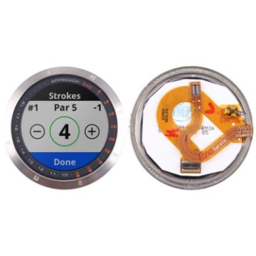 Garmin Approach S40 Silver LCD Screen with Digitizer Assembly - 1