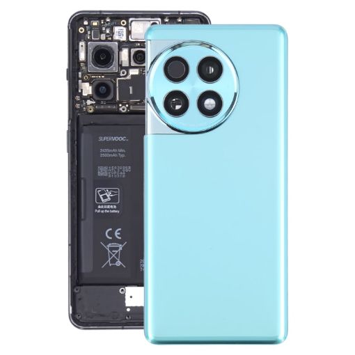 OnePlus Ace 2 Pro Original Green Glass Battery Back Cover with Lens - 1
