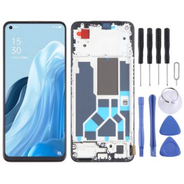 OPPO Reno7 SE 5G OLED LCD Screen Assembly with Fingerprint ID - 1