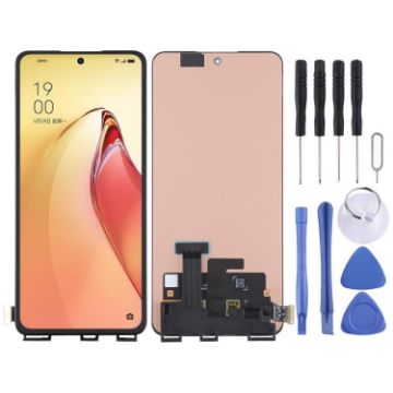 OPPO Reno8 Pro 5G CPH2357 AMOLED LCD Screen with Digitizer Assembly - 1