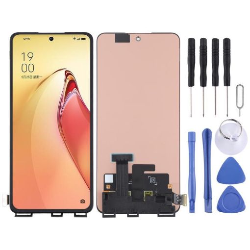 OPPO Reno8 Pro 5G CPH2357 AMOLED LCD Screen with Digitizer Assembly - 1