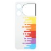 ZTE nubia Music 2 White Glass Battery Back Cover with Adhesive - 2