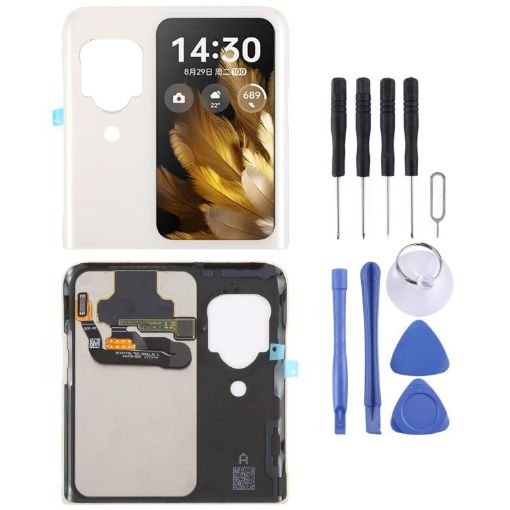 OPPO Find N3 Flip Gold LCD Secondary Screen with Digitizer Assembly - 1
