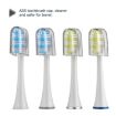 D903/D904 Brush Heads for Mornwel D01 (4-Pack, Black) - 5