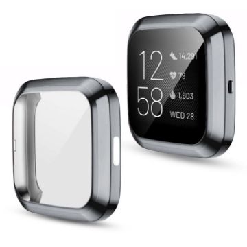 Gray TPU Protective Shell for Fitbit Versa 2 - All-inclusive Design - 1