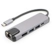 USB-C to 4K HDMI + RJ45 + USB 3.0/2.0 + PD 5-in-1 HUB Converter - 1
