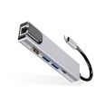USB-C to 4K HDMI + RJ45 + USB 3.0/2.0 + PD 5-in-1 HUB Converter - 2