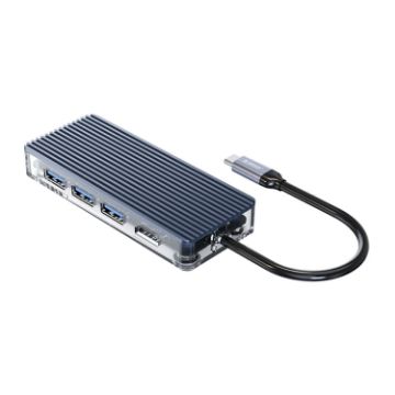ORICO WB-7P Type-C Transparent HUB, 7-in-1 Adapter - 1