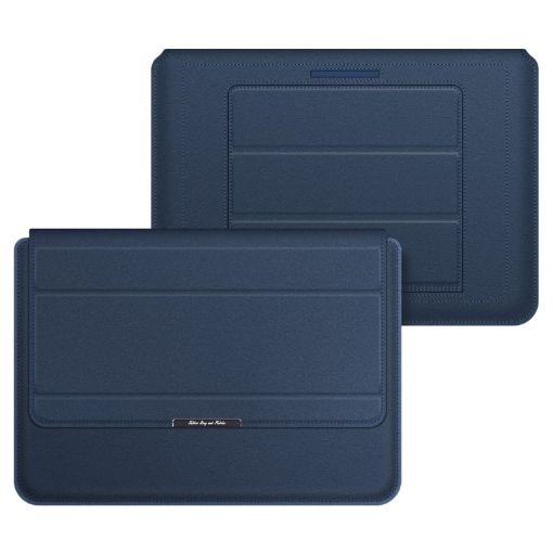 4 in 1 Laptop Holder & Waterproof Bag, Size: 15/16 inch (Dark Blue) - 1