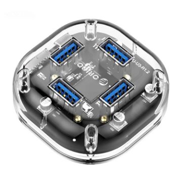 ORICO H4U-U3 Transparent 4-Port USB HUB - 1