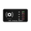 A7 100W Multi-port Charger: 4x PD 20W, QC3.0, 15W Qi Wireless, US Plug - 3