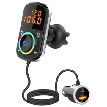 BC71 Car FM Transmitter MP3 Player with Hands-free & TF Card - 1