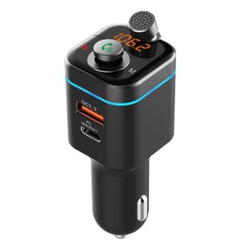 C72 Car MP3 Player FM Transmitter USB-C Charger Music Receiver - 1