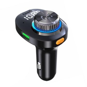 C18 Car Audio Receiver: 3.1A USB, BT 5.0, LED, FM Transmitter - 1