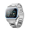 KW18 IP67 Smart Watch 0.96" Color Screen Steel Band (Silver) - 1