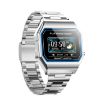 KW18 IP67 Smart Watch 0.96" Color Screen Steel Band (Silver) - 2