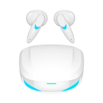 G10 TWS 5.2 True Stereo Bluetooth Game Earphone (White) - 1