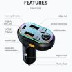 C29 Car Bluetooth 5.0 FM Transmitter MP3 Player with Fast Charge - 4