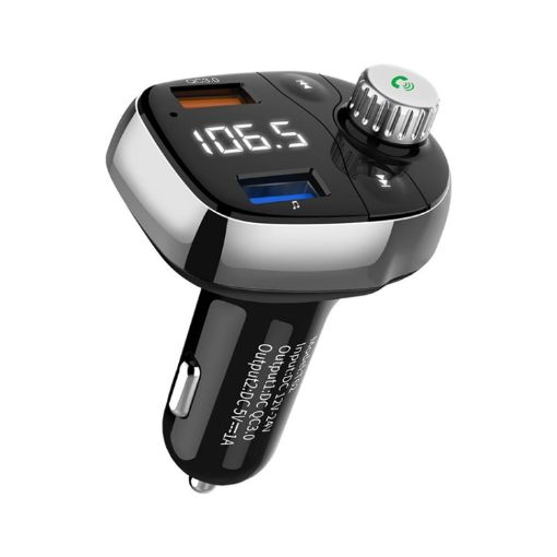 T62 Dual USB Charger & MP3 Player Bluetooth FM Transmitter Car Kit - 1