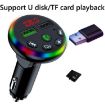 F13 Bluetooth FM Transmitter Car Charger with Hands-Free Calling - 2