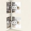 304 Stainless Steel Hydraulic Damping Mute Buffer Hinge Set - 5