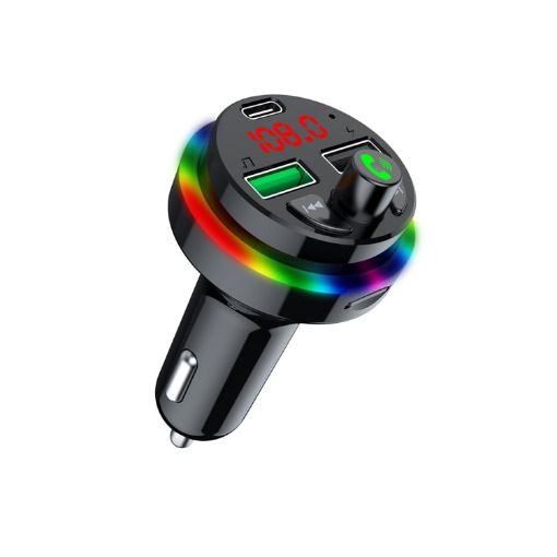 F17 Dual USB Charger & Bluetooth 5.0 Car MP3 Player, 3.1A - 1