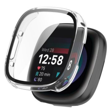 Fitbit Sense 2 Toughened Film Protective Case (Transparent) - 1
