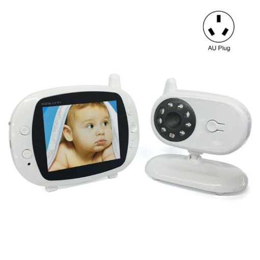 BM850 3.5" Wireless Video Baby Monitor with Night Vision & Temp (AU Plug) - 1
