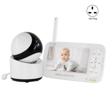 DY55A Video Babyphone 5" Screen Wireless Baby Monitor (UK Plug) - 1
