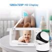 DY55A Video Babyphone 5" Screen Wireless Baby Monitor (UK Plug) - 3