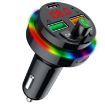 PDF16 Bluetooth FM Transmitter with Ambient Light & Dual USB Charger - 1