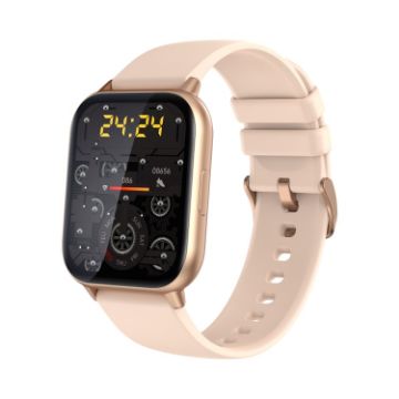 1.91" Gold P56T Smart Watch, Heart Rate & Blood Pressure Monitor - 1