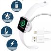 2 in 1 USB Magnetic Charging Cable for Apple Watch & iPhone, 1.2m - 3