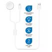 2 in 1 USB Magnetic Charger for Apple Watch & Type-C Phone 1.2m - 2