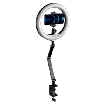 Apexel FL20 10" LED Ring Light with Stand & Phone Holder - 1