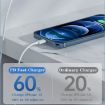 35W Dual Port PD3.0 USB-C Charger for iPhone/iPad, US Plug - 5