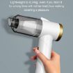Q8 Wireless Handheld Car Vacuum, LED, 9000Pa Suction, Foldable, White - 3