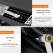 Q8 Wireless Handheld Car Vacuum, LED, 9000Pa Suction, Foldable, White - 6