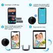4K HD Night Vision WiFi Camera: Remote Phone & Home Monitor (White) - 6
