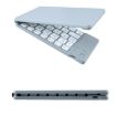 BT18 Grey Magnetic Folding Bluetooth Keyboard for Devices - 2