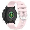 Garmin Venu 3S Pink Silicone Watch Band with Silver Buckle - 2
