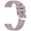 Garmin Forerunner 265S Silicone Watch Band, Purple, Silver Buckle - 3