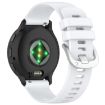 Garmin Venu 2S White Silicone Watch Band with Silver Buckle - 2