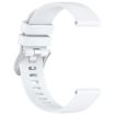 Garmin Venu 2S White Silicone Watch Band with Silver Buckle - 4