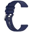 Garmin Vivomove 3S Dark Blue Silicone Watch Band Silver Buckle - 4
